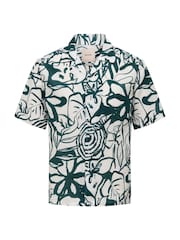 Only & Sons White Floral Printed Shirt - Image 1 of 2
