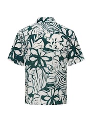 Only & Sons White Floral Printed Shirt - Image 2 of 2