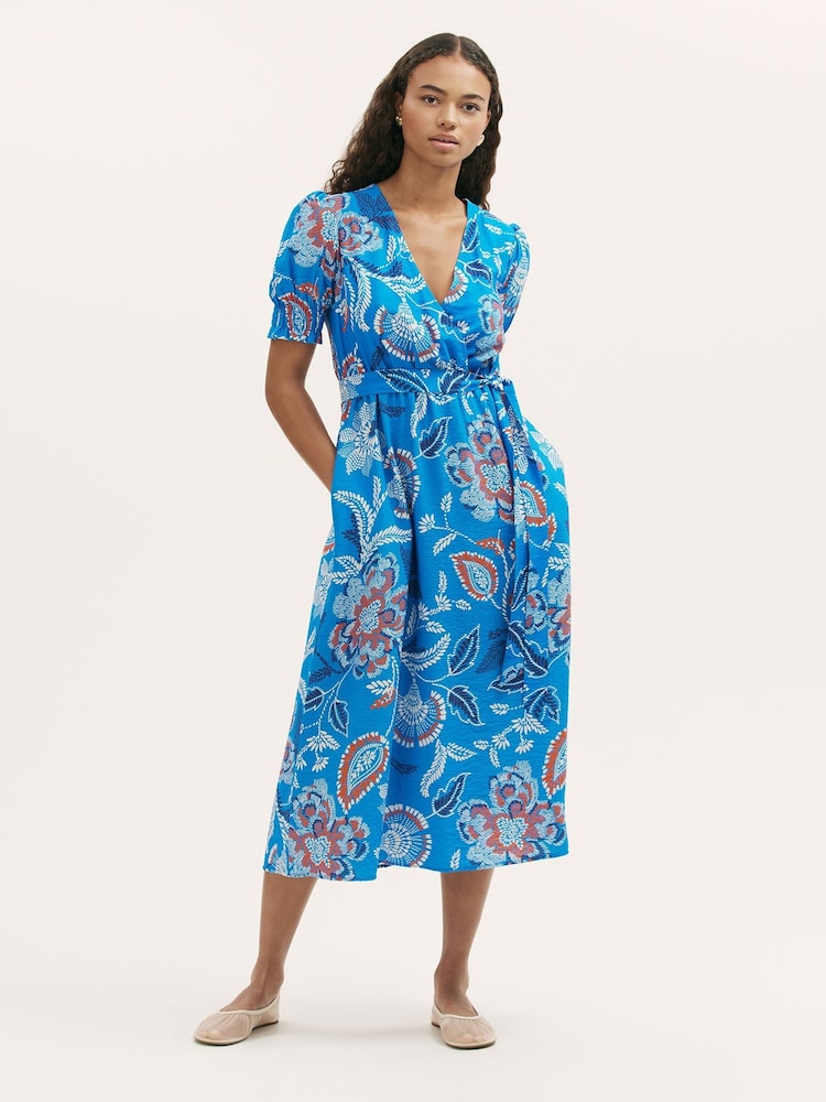 Finery Blue Nicoletta Dress - Image 1 of 4 Finery Blue Nicoletta Dress - Image 1 of 4