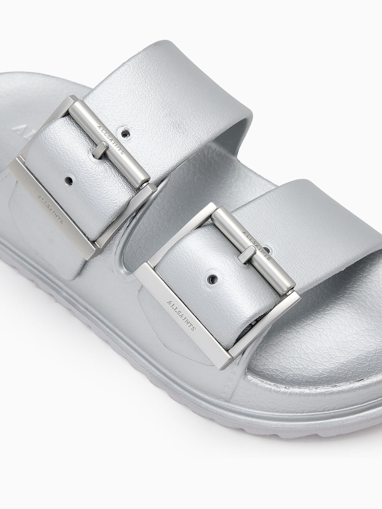 AllSaints Grey Sian Eva Sandals - Image 2 of 5