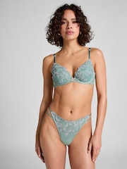 Hunkemoller Green Lauren Thong - Image 1 of 5