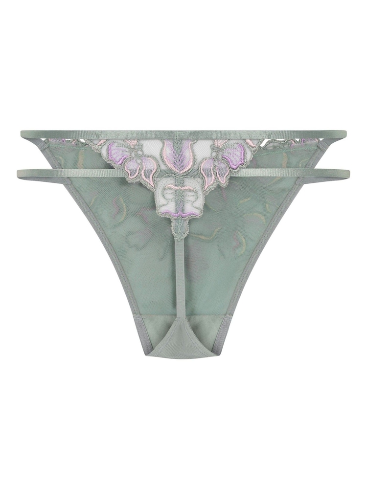 Hunkemoller Green Lauren Thong - Image 5 of 5