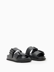 AllSaints Black Sian Eva Sandals - Image 2 of 5
