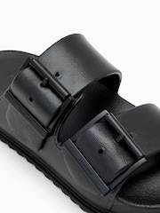 AllSaints Black Sian Eva Sandals - Image 3 of 5