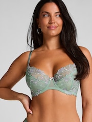Hunkemoller Green Lauren Non Padded Underwired Bra - Image 1 of 3