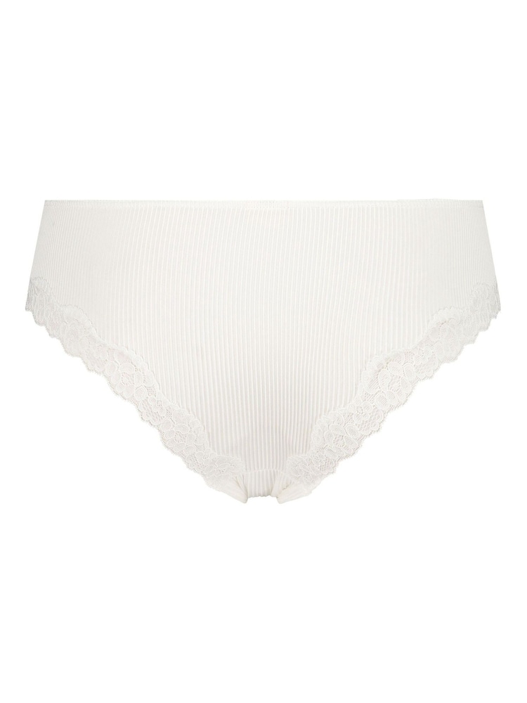 Hunkemoller Lola Brazilian White Knickers - Image 5 of 5