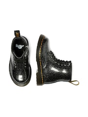Dr. Martens Black 1460 T Nebula Glitter Shoes - Image 3 of 4