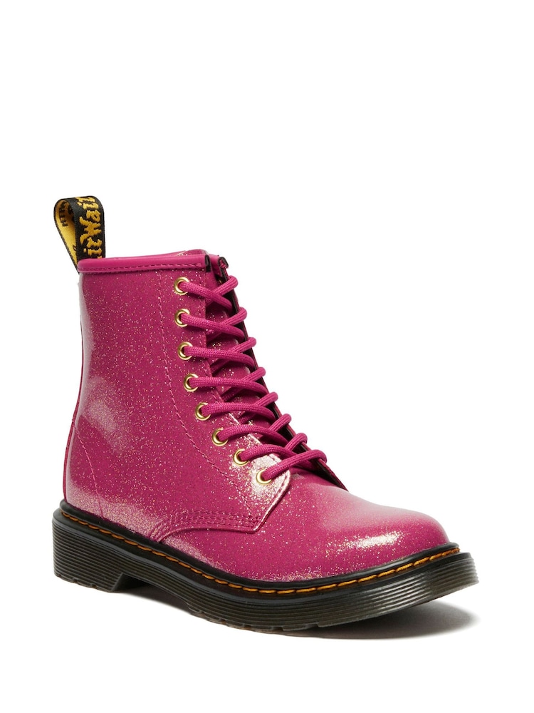 Dr. Martens Pink 1460 Nebula Glitter Shoes - Image 1 of 4 Dr. Martens Pink 1460 Nebula Glitter Shoes - Image 1 of 4