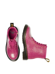 Dr. Martens Pink 1460 Nebula Glitter Shoes - Image 3 of 4