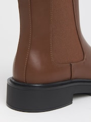 Simply Be Brown Extra Wide Fit Classic Chelsea Boots - Image 4 of 4