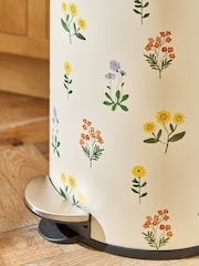 Floral 30L Round Soft Close Pedal Bin - Image 4 of 5
