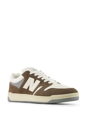 New Balance White Ground 480 Trainers - Image 3 of 9