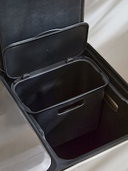 60L 3 Corbeille à pédale de fermeture douce pour compartiment de recyclage - Image 5 de 7