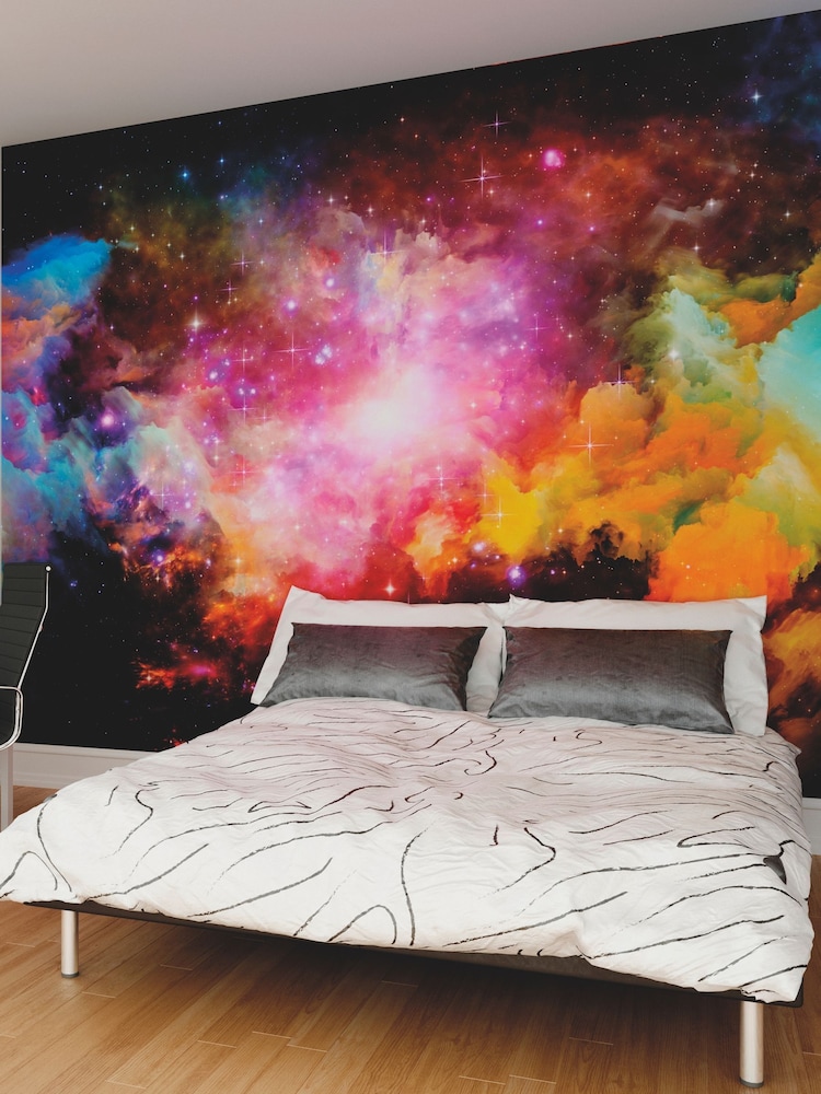 Origin Murals Multi Galaxy Stars 3.5M x 2.8M Wall Mural - Image 1 of 3