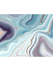 Origin Murals Soft Teal Marbled Ink 3.5M x 2.8M Wall Mural - Image 2 of 3