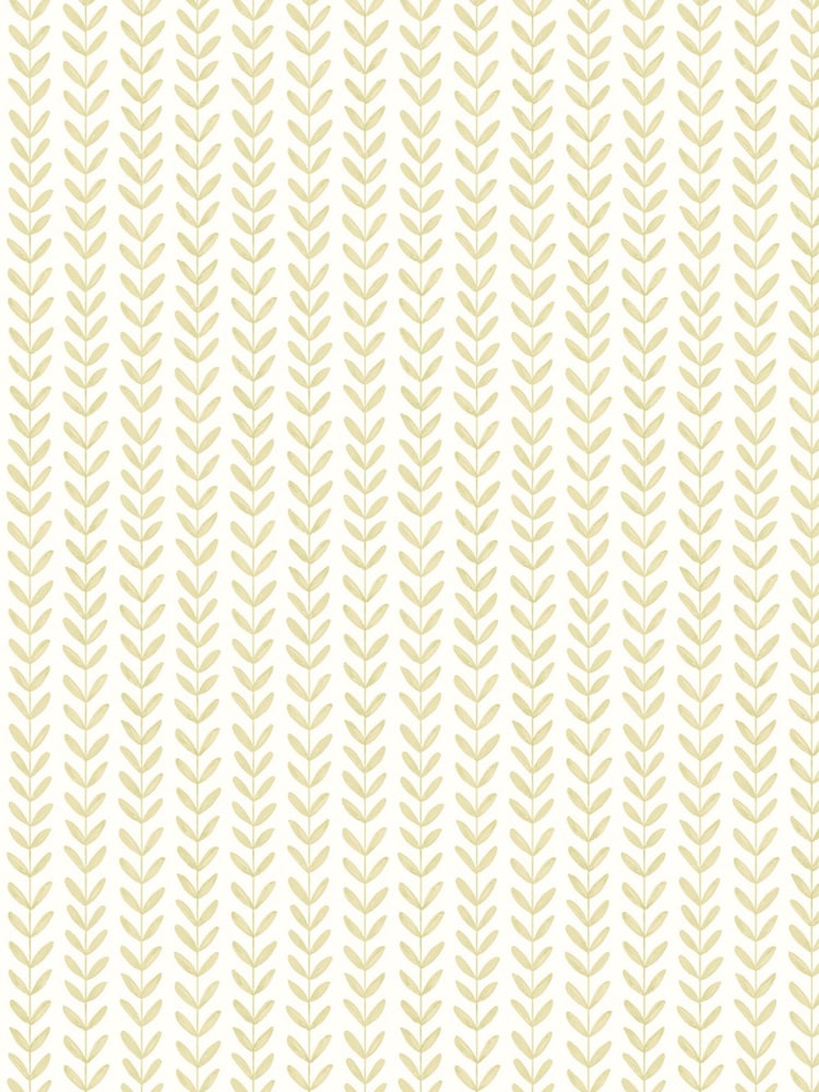 Hoopla Walls Lichen Ditsy Leaf Stripe A4 Wallpaper Sample - Image 1 of 1