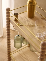 Wood Bobbin Bar Trolley - Εικόνα 2 από 9