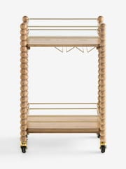 Wood Bobbin Bar Trolley - Εικόνα 5 από 9