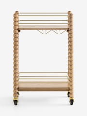 Wood Bobbin Bar Trolley - Εικόνα 6 από 9