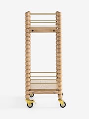 Wood Bobbin Bar Trolley - Εικόνα 8 από 9