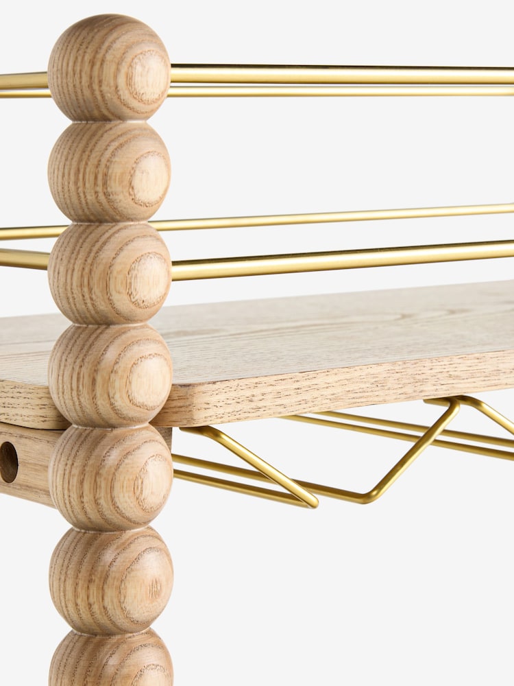 Wood Bobbin Bar Trolley - Εικόνα 9 από 9