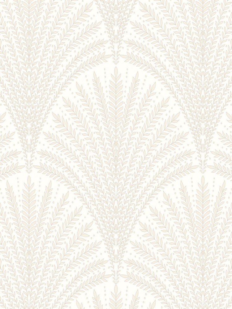 Hoopla Walls Chalk Leaf Fan A4 Wallpaper Sample - Image 1 of 1 Hoopla Walls Chalk Leaf Fan A4 Wallpaper Sample - Image 1 of 1