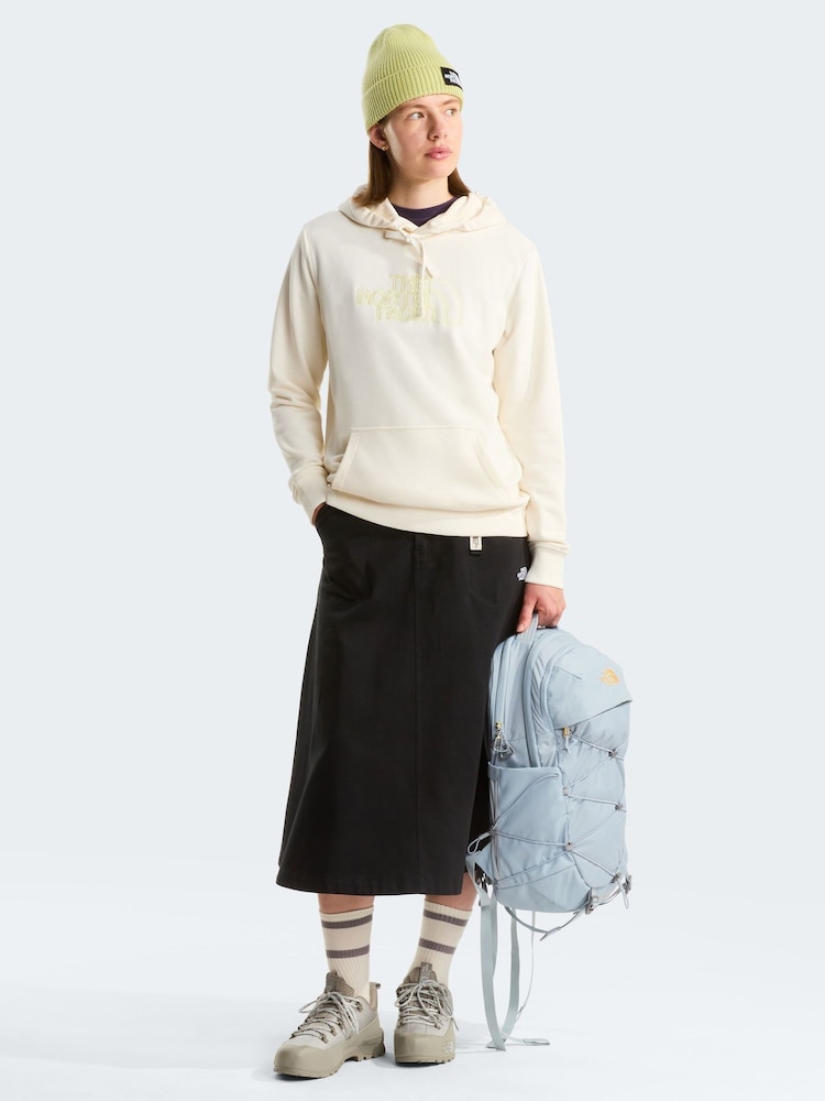 The North Face White Drew Peak Light Regular Hoodie - Image 3 of 3 The North Face White Drew Peak Light Regular Hoodie - Image 3 of 3