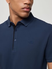 The North Face Blue Premium Pique Polo Shirt - Image 3 of 5
