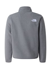 Γκρι - Φλις πουλόβερ The North Face Glacier Έφηβοι Quarter με φερμουάρ - Εικόνα 4 του 4