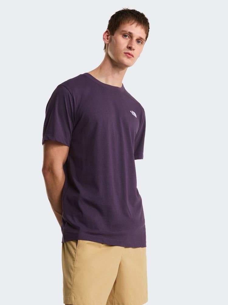 Violet - The North Face Evolution Simple Dome T-Shirt - Imaginea 1 din 3