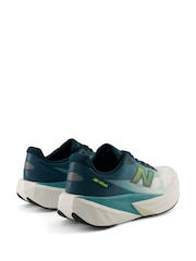 New Balance White/Aqua Rebel v5 Running Trainers - Image 11 of 14