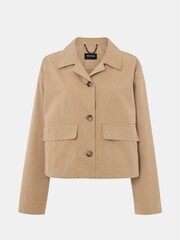 Whistles Nude Short Cotton Trench Jacket - Image 5 of 5