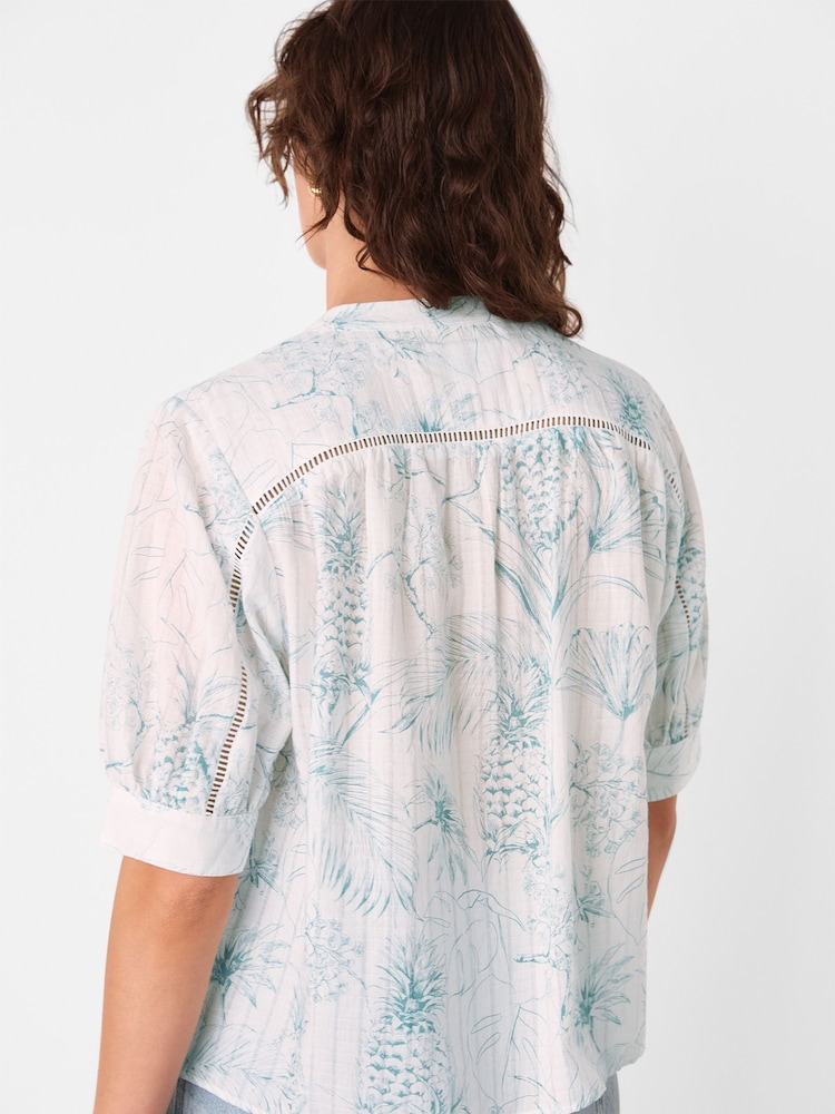 Whistles Pineapple Textured Shirt - Imagem 2 de 5