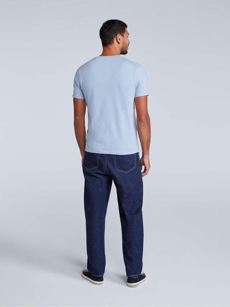 Animal Blue Slim Fit Mens Icon T-Shirt - Image 4 of 4 Animal Blue Slim Fit Mens Icon T-Shirt - Image 4 of 4
