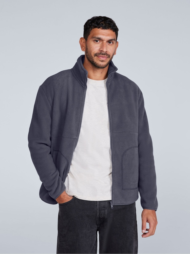 Animal Blue Felix Mens Borg Lined Fleece - Image 1 of 4