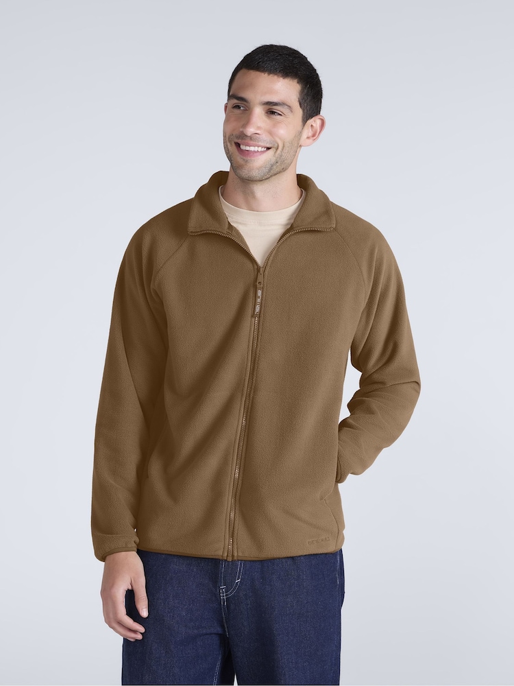 Animal Yellow Mens Stockholm Full-Zip Fleece - Image 1 of 4 Animal Yellow Mens Stockholm Full-Zip Fleece - Image 1 of 4