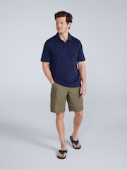 Animal Blue Mens Icon Pique Polo Shirt - Image 4 of 4