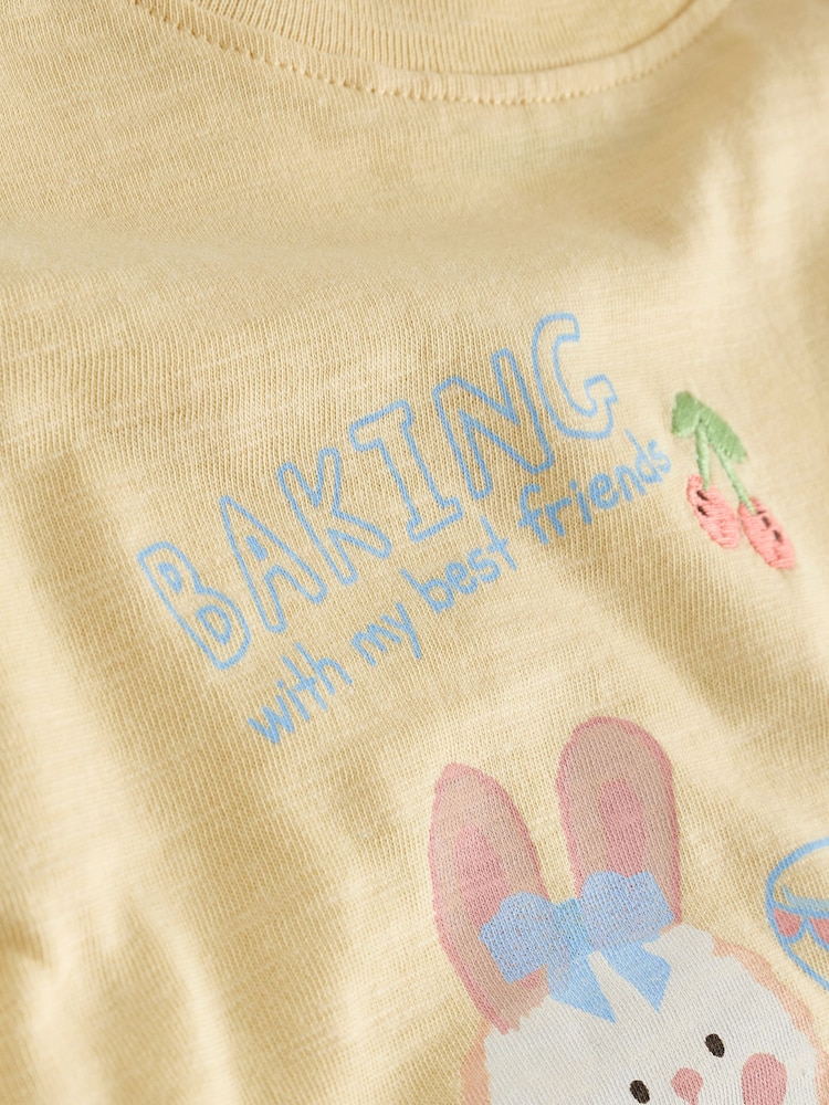 أزرق/أصفر - Top & Shorts Set 2 Pack (3mths-7yrs) - صورة 12 من 12