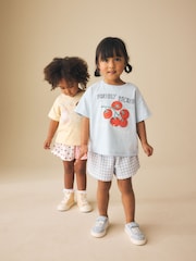 أزرق/أصفر - Top & Shorts Set 2 Pack (3mths-7yrs) - صورة 2 من 12