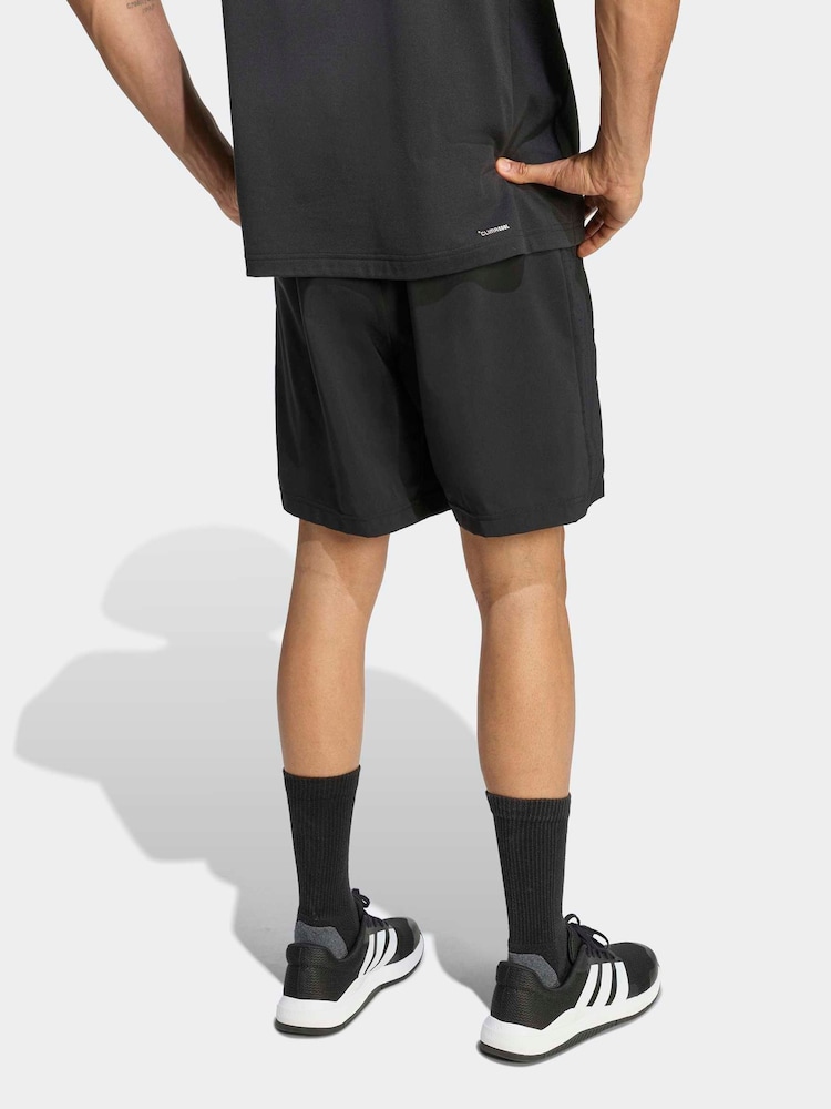 adidas Black Workout Essentials Base Woven Shorts - Image 2 of 7