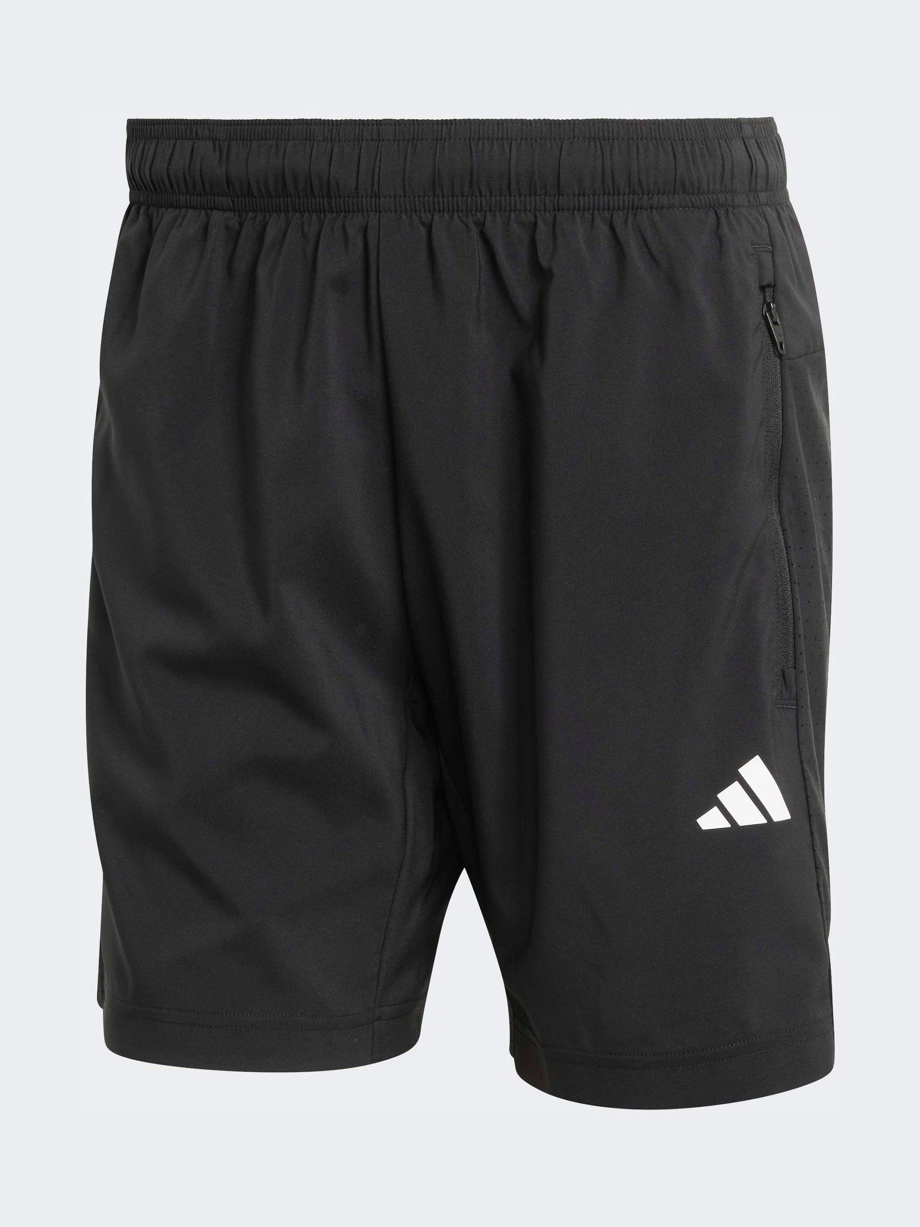 Buy adidas Black Workout Essentials Base Woven Shorts from the