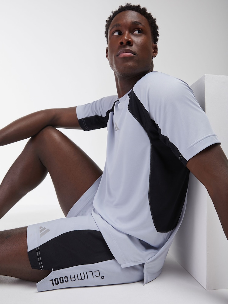 adidas Grey Tech Apparel Climacool Shorts - Image 2 of 4