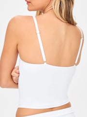 KBX White Charlotte Brushed Cami Top - Image 2 of 6