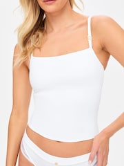 KBX White Charlotte Brushed Cami Top - Image 3 of 6