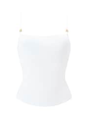 KBX White Charlotte Brushed Cami Top - Image 6 of 6