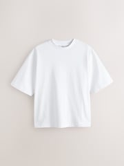 White Boxy Heavyweight T-Shirt - Image 1 of 3