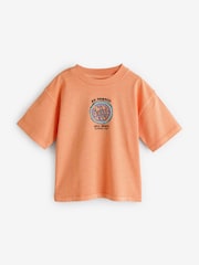 Orange Graphic Summer T-Shirt - Image 1 of 1