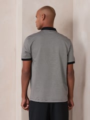 Mono N. Premium Pattern Quarter Zip Polo Shirt - Image 2 of 3