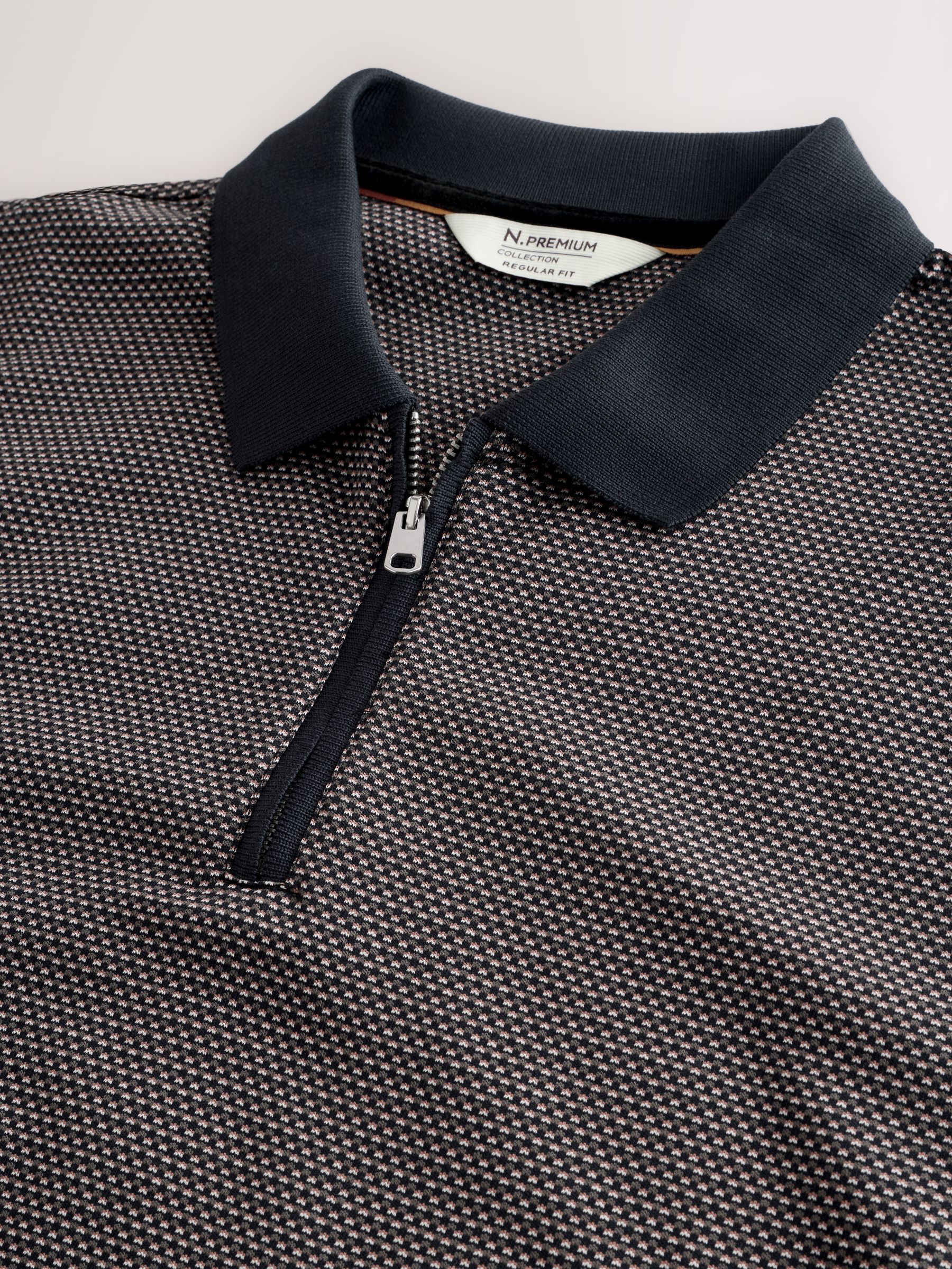 Buy Mono Pattern Polo Shirt from Next USA