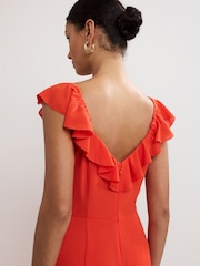 Vestido longo com babados Phase Eight Lianah - Imagem 6 de 7